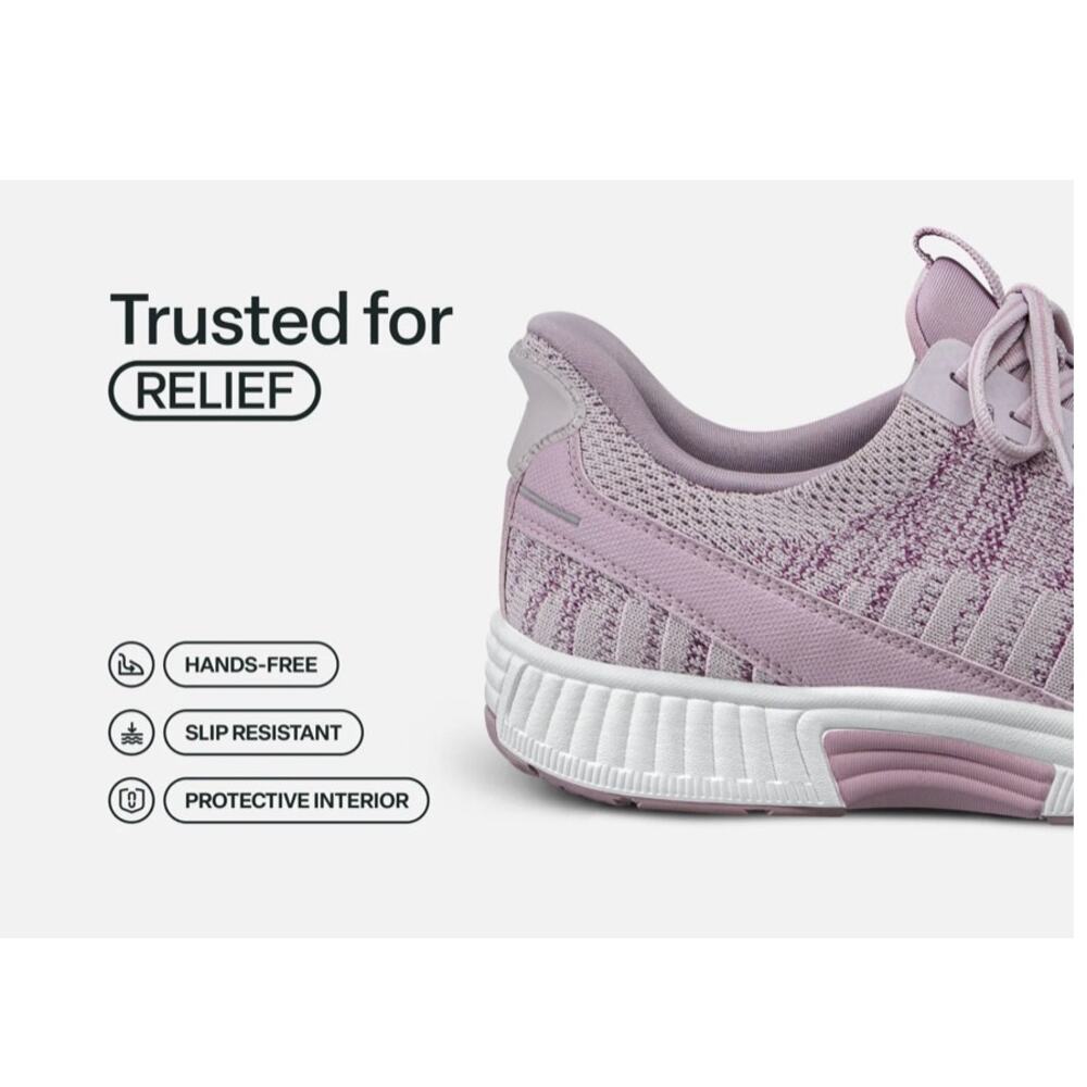 Orthofeet Kita Hands Free Walking Shoe Rose Pink Size 8.5 XW 2E - Picture 4 of 14